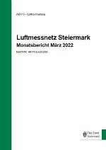 Titelblatt und Verlinkung zum Monatsbericht März 2022