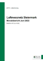 Titelblatt und Verlinkung zum Monatsbericht Juni 2022