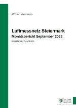 Titelblatt und Verlinkung zum Monatsbericht September 2022