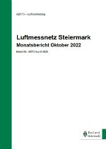 Titelblatt und Verlinkung zum Monatsbericht Oktober 2022