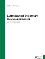 Titelblatt und Verlinkung zum Monatsbericht Mai 2023