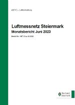 Titelblatt und Verlinkung zum Monatsbericht Juni 2023