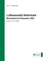 Titelblatt und Verlinkung zum Monatsbericht Dezember 2023