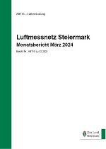 Titelblatt und Verlinkung zum Monatsbericht März 2024