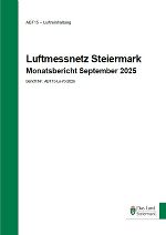 Titelblatt und Verlinkung zum Monatsbericht September 2025