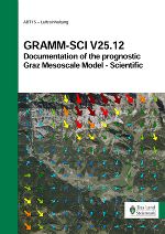 Titelblatt der Dokumentation zum prognostischen Graz-mesoskaligem Modell