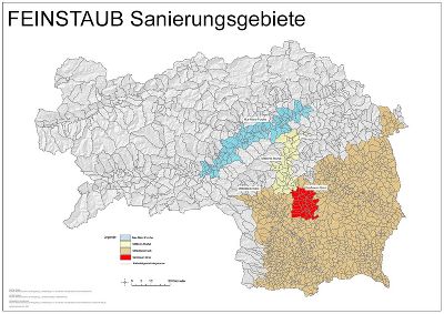 Karte der Sanierungsgebiete