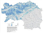 Schneefall und -decke