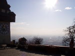 Blick von der Station auf Graz