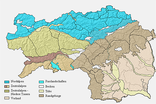 Wählen Sie ein Gebiet in der Karte oder aus einer Liste