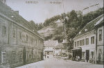 Kirchplatz 1920, Blick von der Pfarrkirche © . Kirchplatz 1920, Blick von der Pfarrkirche © .