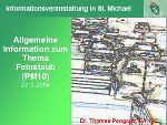 Gemeindeinformation in St. Michael 