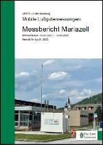 Berichttitelblatt, Luftgütemessstation in Mariazell