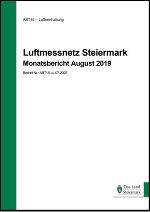 Titelblatt und Verlinkung zum Monatsbericht August 2019
