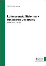 Titelblatt und Verlinkung zum Monatsbericht Oktober 2019