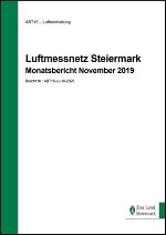 Titelblatt und Verlinkung zum Monatsbericht November 2019